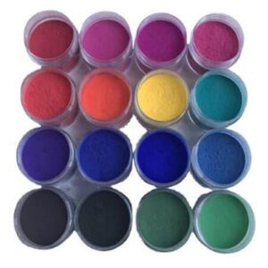 Mix package thermosensitive color change powder